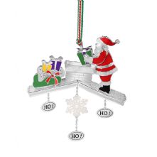 Newbridge Silverware Santa on Chimney Decoration